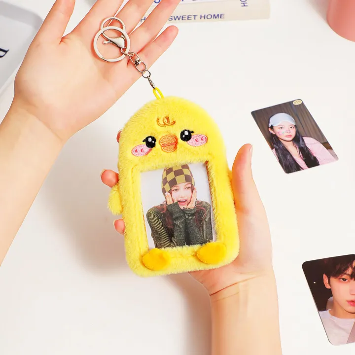 Cloth%20Plush%20Ferrule%20High-quality%205%20Colors%20Cartoon%20card%20holder%20Girls'%20card%20sleeve%20for%20Students%20Kpop%20fans%20Photo%20card%20collectors%20-%20Image%207