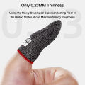 [Untri Thin] BlueWow Gaming Finger Sleeve Finger Cover For PUBG Breathable Non-slip and Anti-break Sensitive Touch Screen Finger Thumb Sleeve Gloves. 
