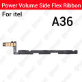 Itel A05s A26 A33 A36 A49 A55 A60 A70 P11 P13 P33 P40 S12 S23 S23+ S33 Power on / off Switch Button Side Volume Up Down Buttons Flex Cable Replacement Parts.