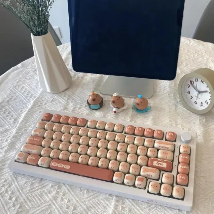 Bun%20Paradise%20Theme%20KeyCap%20139Keys%20PBT%20Custom%20Cute%20Mushroom%20Keyboard%20Cap%20MOG%20Profile%20Round%20Gaming%20Key%20Cap%20for%20Mechanical%20Keyboard%20-%20Image%204