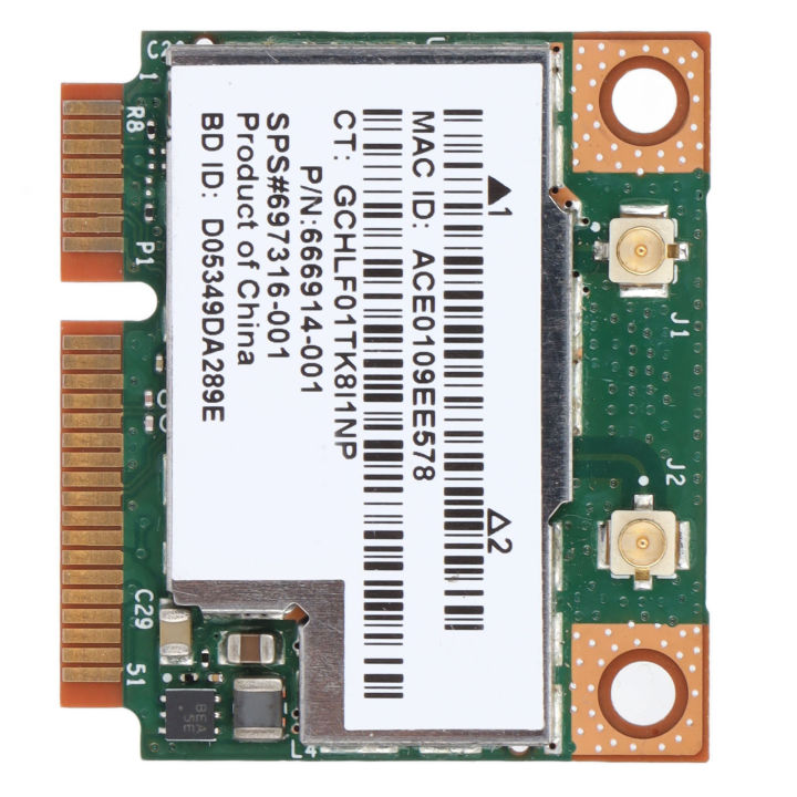 Network Card Laptop Dual Band 300M Semi Mini PCIE Wireless Network Card 2.4G/5G Support 802.11a/B g/n