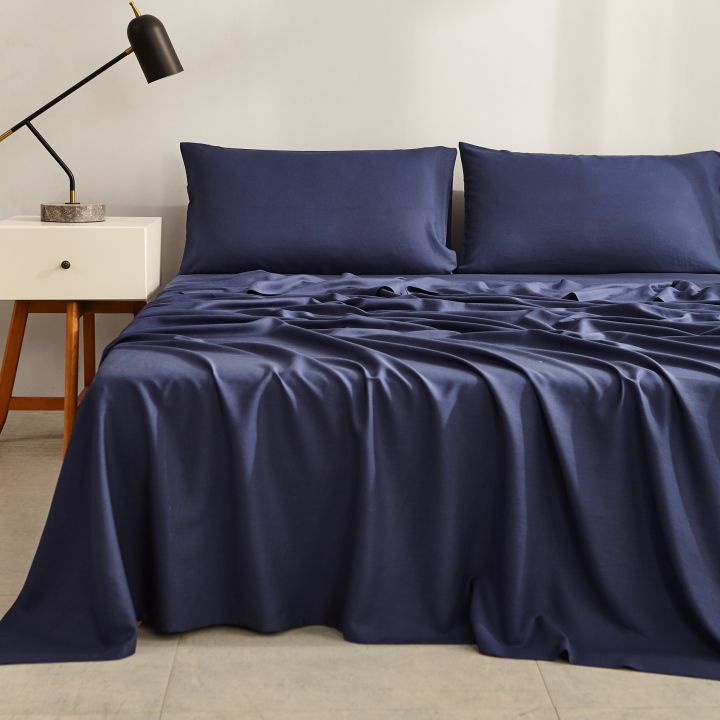 Luxury%20Silk%20Microfiber%20Rose%20Sheet%20Set%20two%20pcs%20pillow%20cover%20and%20one%20Flat%20sheet%20Fitted%20Sheet%20Bedding%20Set%20-%20Image%203