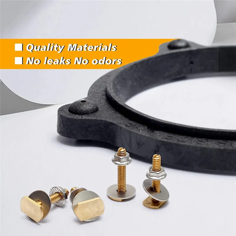 KPALAG RV Toilet Floor Flange Seal & Mounting Hardware Kit | Compatible With Dometic SeaLand 510, VacuFlush, Traveler Models - View #3