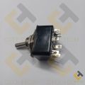 Self-Lock Metal Toggle Switch 14mm Long Head AC 250V 3A 6 Pin 2 Positions SPST ON-OFF Miniature Toggle Latching Switch Self Locking Switch With 14mm Handle For Car Bus Truck CNG. 
