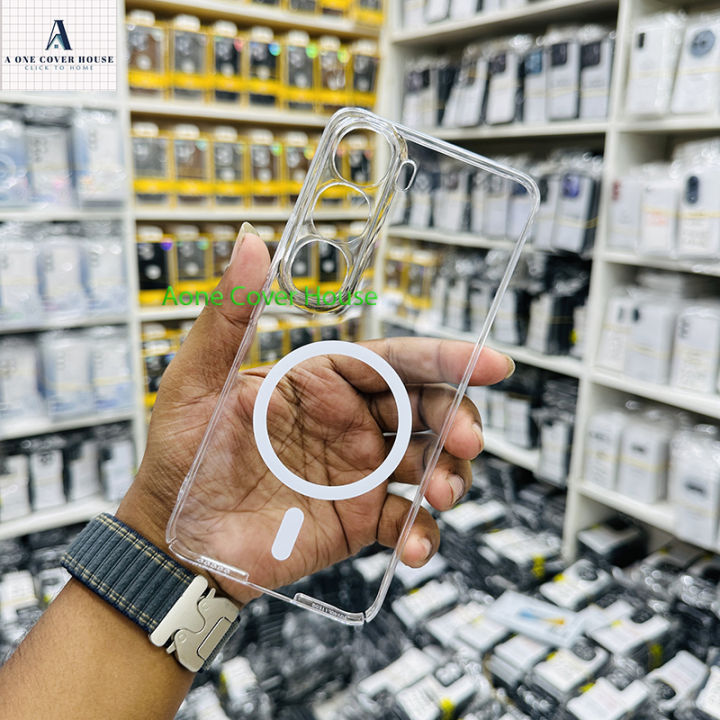 vivo%20y%20200%20Transparent%20Magnatic%20Magsafe%20Anti%20Yellow%20Clear%20Protective%20Phone%20Case%20Back%20Cover%20-%20Image%202