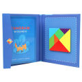 Children's Early Education, Wooden Magnetic Tangram Teaching Aids, Magnetic Colorful Puzzle Building Blocks, Kindergarten, Primary School, Educational Toys.