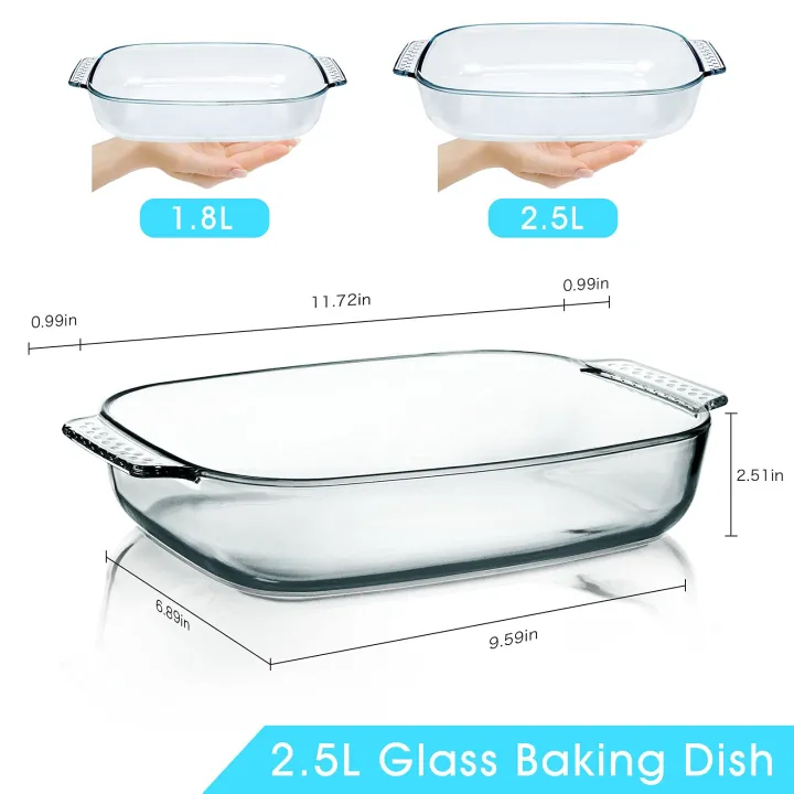 Fenix%20%20Oven%20Proof%20Glass%20Serving%20Dish-%20Transparent%203%20Pcs%20Set.%20Oven%20Use%20And%20Serving%20Dish%20And%20Bakeware.%20-%20Image%202