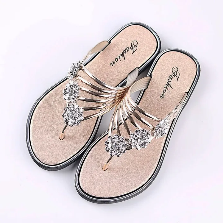 Ladies%20Slippers%20Summer%20Sandals%20New%20Flat%20Flip-flops%20Women's%20Shoes%20Lightweight%20Slippers%20Women's%20Casual%20Flip-flops%20-%20Image%206