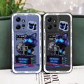 Music Robot Phone Case For Xiaomi Redmi Note 13 12 12S 11 11S 10 10T 10S 9 9S 8 7 Pro Plus 4G 5G Liquid Silicone Cover. 