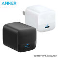 ANKER 312 20W Fast Charging Power IQ3 USB-C Adapter With USB Type-C Cable. 