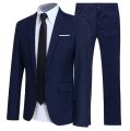 Men's British Style Elegant Blazers 2 Pieces Sets Business Shirt Pants Jacket Coat 3 Suits Formal Dress Wedding Luxury Suit.