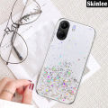 Phone case For Xiaomi Redmi 13C Back cover Full Stars Moon Glitter Bling Sequins Starry Sky Transparent Soft Cover for Mi Redmi 13C cover cases.