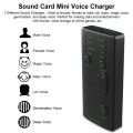 M1 Portable Mini Voice Changing Modulator with Adjustable Voice Functions & Phone Computer & Sound Card & Mic Tool. 