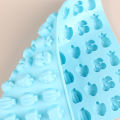 1Pc 66Cavities Cute Mini Fruit Silicone Mold Gummy Chocolate Ice Cube Tray Fruit Non-stick Jelly Cake Baking Decorating Tool. 