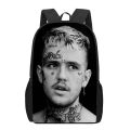 Lil Peep 3D Printed Boys Girls Book Bag Kids School Bags Teenager Shoulder Backpack Woman Man Casual Travel Storage Backpacks. 