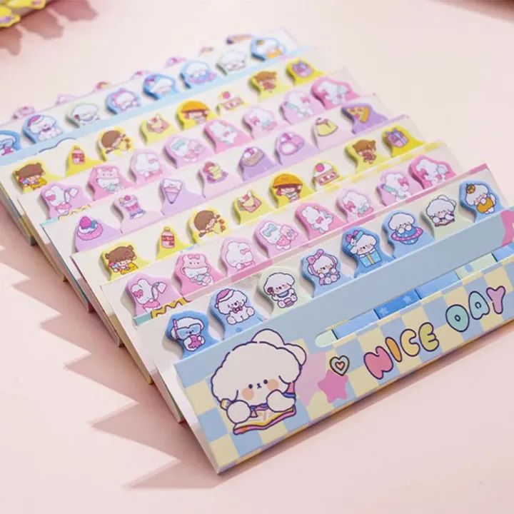 1%20Piece%20Lytwtw's%20Kawaii%20Stationery%20Cartoon%20Animals%20Marker%20Memo%20Pad%20Bookmark%20Flags%20Index%20Tab%20Sticky%20Notes%20Label%20Paper%20Stickers%20-%20Image%203