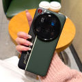 HODON Fashion Contrast Color PU Leather Phone Case For Xiaomi Mi 15 14 Pro 13 Ultra Redmi K80Pro Cases Luminous Protect PC Back Cover.