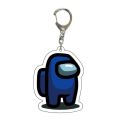 Anime Game Among Us Keychain Crewmates/Imposter Car Keychains for Men Bag Pendant Key Chain Trinkets Figure Ring Jewelry Gifts.