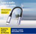USB-C to 3.5mm Headphone Jack Adapter with Built-in DAC Chip – Hi-Res Audio Converter. 