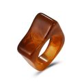 Acrylic Resin Geometric Rings Female Ins Girl New. 