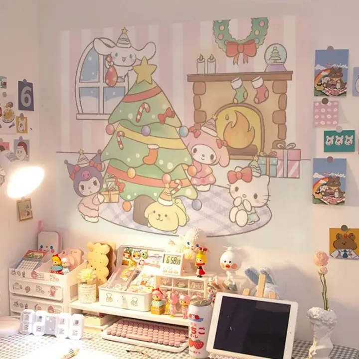 Sanrio%20Cartoon%20Poster%20Wall%20Stickers%20Girl%20Room%20Decoration%20Wall%20Stickers%20Hello%20Kitty%20Kuromi%20Cinnamoroll%20Bedroom%20Wall%20Decoration%20-%20Image%203