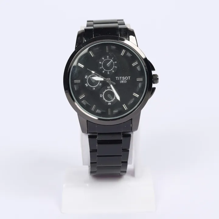 Titsot%20brand%20new%201853%20model%20Black%20Stainless%20Steel%20Watch%20for%20men%20-%20Image%202