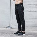 Men Running Pants Basketball Football Soccer Training Pants Sport Cropped 3/4 Trousers Slim Leg Gym Fitness Jogging Sweatpants. 