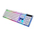 ZGB G21 104 Keys USB Wired Mechanical Feel Colorful Backlight Office Computer Keyboard Gaming Keyboard.