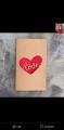 Romantic Gift Card, Love card, Love card for gilf and boy , Flower Butterfly 3D Pop Up Greeting Card Couple Valentine\'s Day Gift. 
