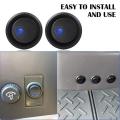 3Pc 12V 20A Rocker Toggle LED Switch Blue Light SPST On-Off Control for Boats Cars Racing Cars Off-Road Vehicles Heavy Trucks RVs ATVs and Anything That Uses a 12 Volt Power. 