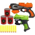 Soft Competition Nerf G.un With 5 Nerf soft toy Bullets Target Set Toys for Kids.. 