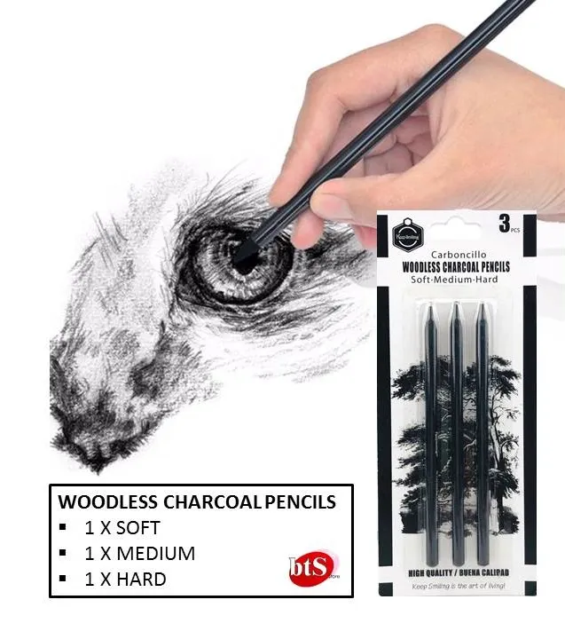 Keepsmiling%203%20Pcs%20Woodless%20Black%20Charcoal%20Pencil%20for%20Sketching,%20Drawing%20and%20Other%20Artistic%20Work%20-%20Image%206