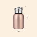 Mini Vacuum Insulated Tumbler Small Stainless Steel Thermal Bottle Water Flask Thermos For Hot and Cold Drinks Travel 300ml.