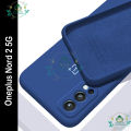 Premium Liquid Silicone Phone case for Oneplus Nord 2 5G Case Soft Sandstone Slim Cover Liquid Silicone Case With Logo For Oneplus Nord2 Back Cover Case.