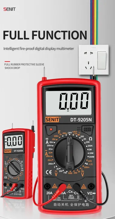 Industrial%20Tool%20DT-9205N%20Digital%20Multimeter%EF%BC%8CAC/DC%20Transistor%20Voltage,%20resistance%EF%BC%8ChFE%20Tester%EF%BC%8CNCV,%20Electrical%20Voltage%20Meter%20Tester%20-%20Image%203
