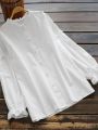 Elegant Ruffle Shirts ZANZEA Women Blouse Autumn Long Sleeve Blusas Casual Chemise Female Solid Loose Tops Oversize Tunic Mujer. 