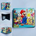 Super Mario Bros Short Wallet PU Material Half Fold Leather Card Holder Coin Purse. 
