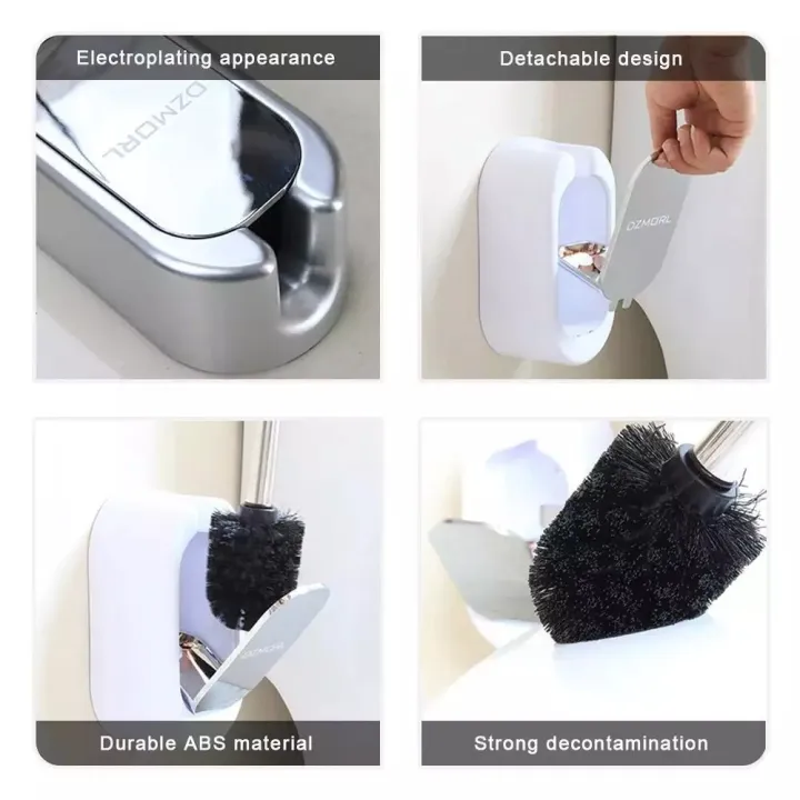 Panda%20Online%20Wall%20Mount%20No%20Drill%20Stainless%20Steel%20Toilet%20Brush%20with%20Holder%20Hideaway%20Bathroom%20Brushes%20Scrubber%20with%20Base%20Opening%20Closing%20Lid%20-%20Image%207