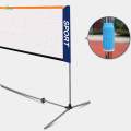 Badminton Pickleball Net Set Multifunctional 6 Badminton for Soccer Indoor 6.1m Width.