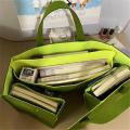 Large Storage Bag Multipurpose Polyester Foldable Handbags Organizer Felt Book Bag for Student Travel Office Organization Accessories Storage.