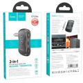 Hoco E73 Pro Journey AUX Bluetooth Audio Receiver/Transmitter Black. 