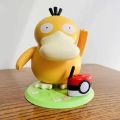 Pokemon Psyduck Dancing Swing Sounding Model Doll Anime Action Figure Diy Portable Luggage Music Box Toys For Children Gift Moonlight Shines.