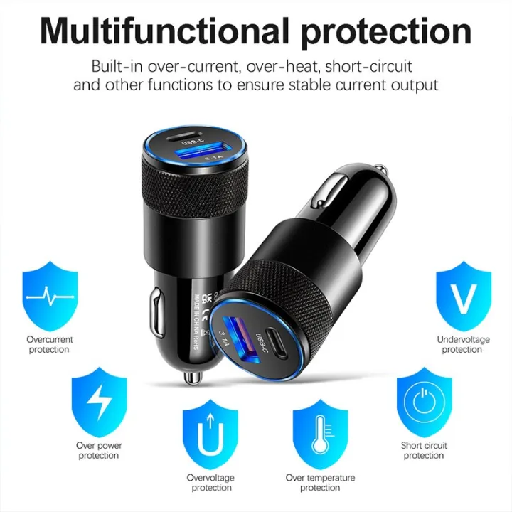 Dual%20USB%20Car%20Charger%20for%20iPhone%2011%2014%20Xiaomi%20Samsung%20Quick%20Charge%203.1%20Fast%20Charging%20Car-Charger%20Phone%20Charger%20Adapter%20in%20Car%20-%20Image%204