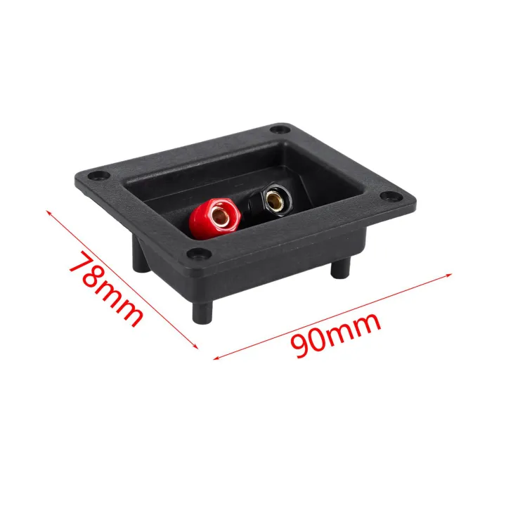 NXFDSIOZ%202PCS%2090X78mm%20Square%20Binding%20Post%20Type%20Speaker%20Box%20Terminal%20Cup%20Wire%20Connector%20Board%20-%20Image%203
