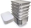 Aluminum Foil Box Food Pack 660ml Parcel Lunch box  50 pcs. 
