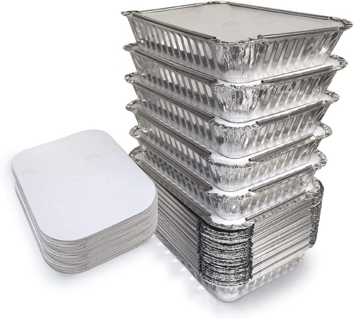 Aluminum%20Foil%20Box%20Food%20Pack%20660ml%20Parcel%20Lunch%20box%20%2050%20pcs%20-%20Image%202