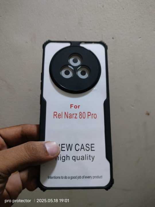 Realme Narzo 80 Pro 5G Shockproof Transparent Bumper Back Phone