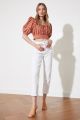 White Cotton Boyfriendfit Jeans for Women by Trendyol. 