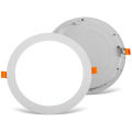 LED ultra-thin small panel embedded flat 6W9W12W18W square circular ceiling concealed tube light. 