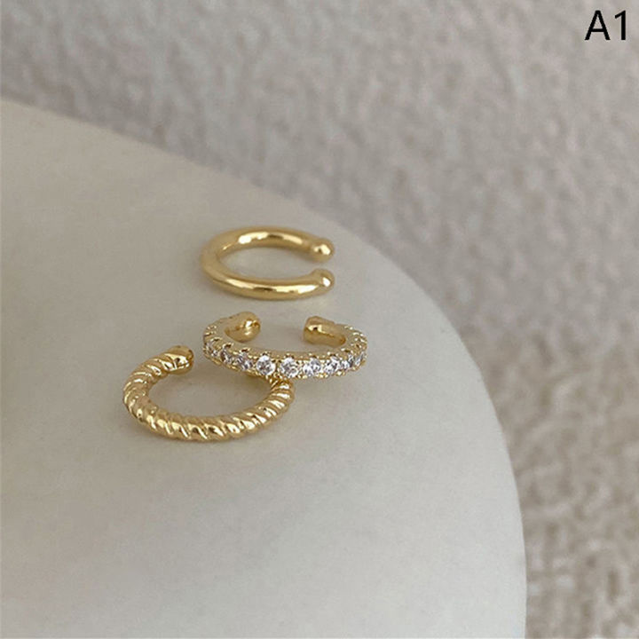 Fashion Ear Cuffs Without Piercing Ear Clip Earrings Non-Piercing Fake Cartilage Earrings For Women Jewelry Gifts